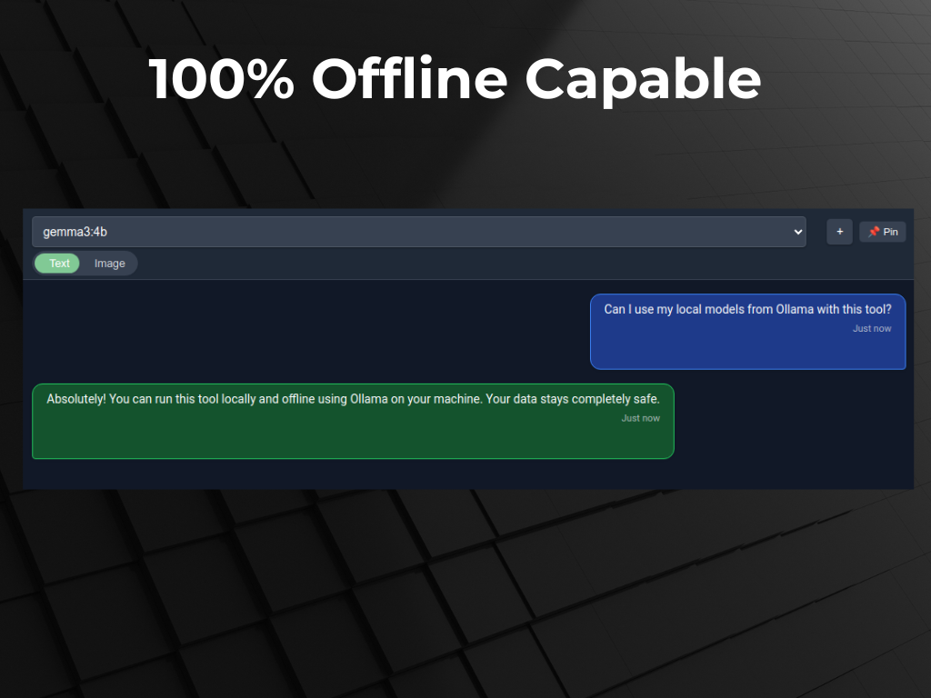 Swipeer running AI models completely offline for GDPR-compliant data processing